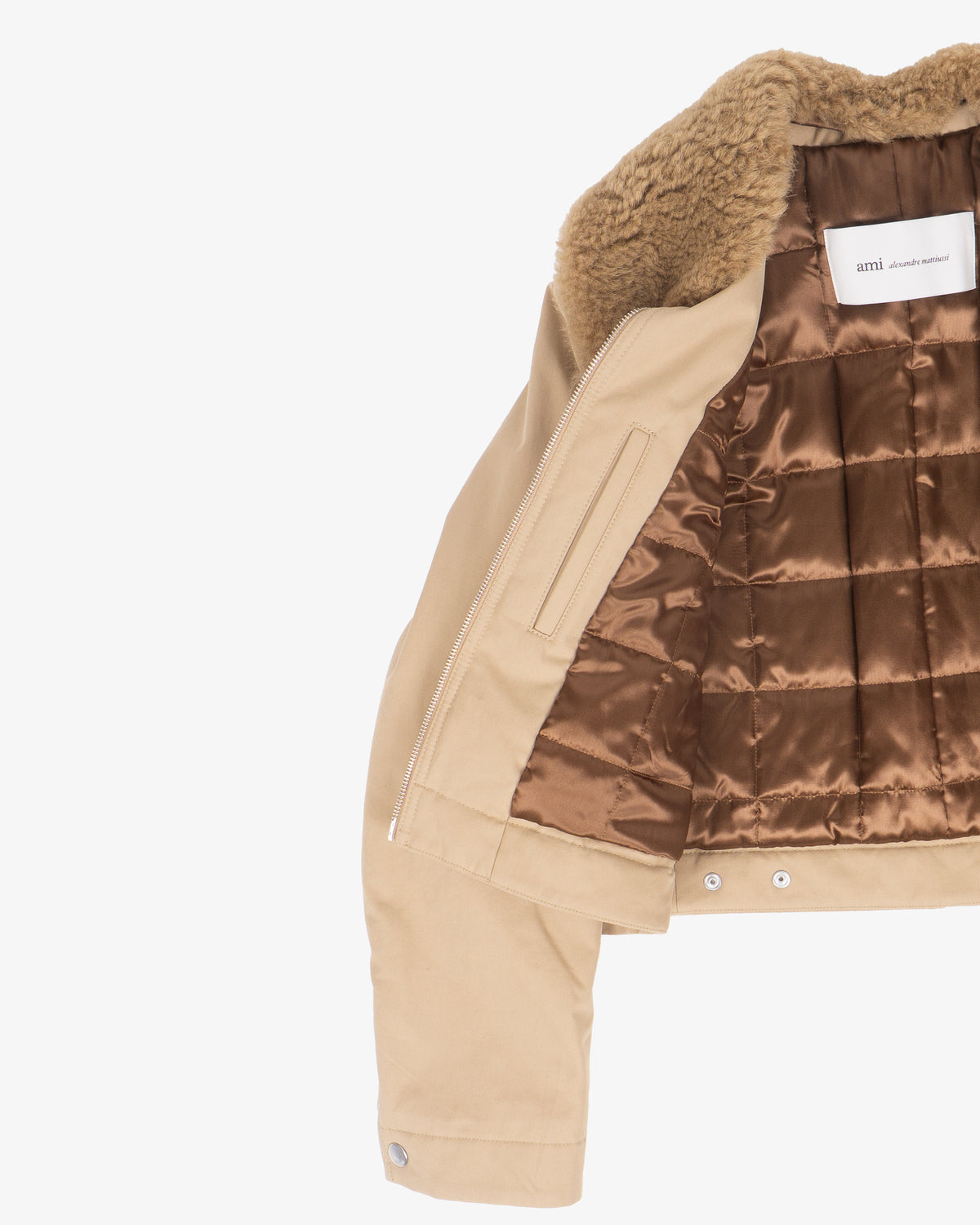 AMI Veste Zipped Padded Jacket