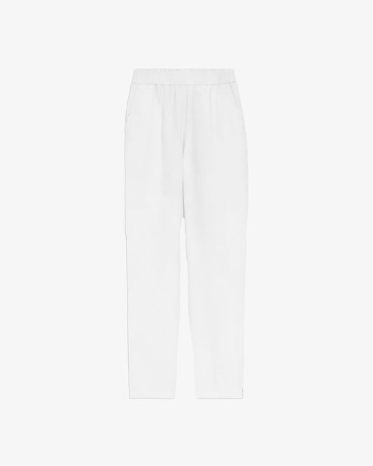 AMI PARIS Pant Elastique Elasticated Trousers White