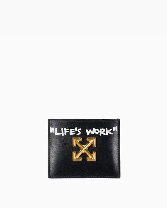 TARJETERO OFF WHITE NEGRO - 33319