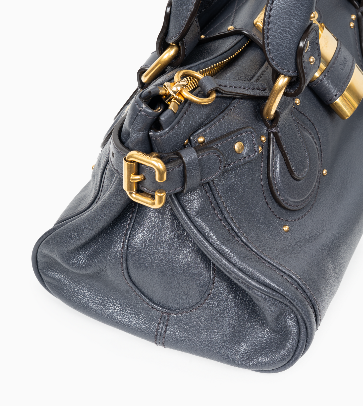 CHLOE PADDINGTON BAG -BLK-NAVY