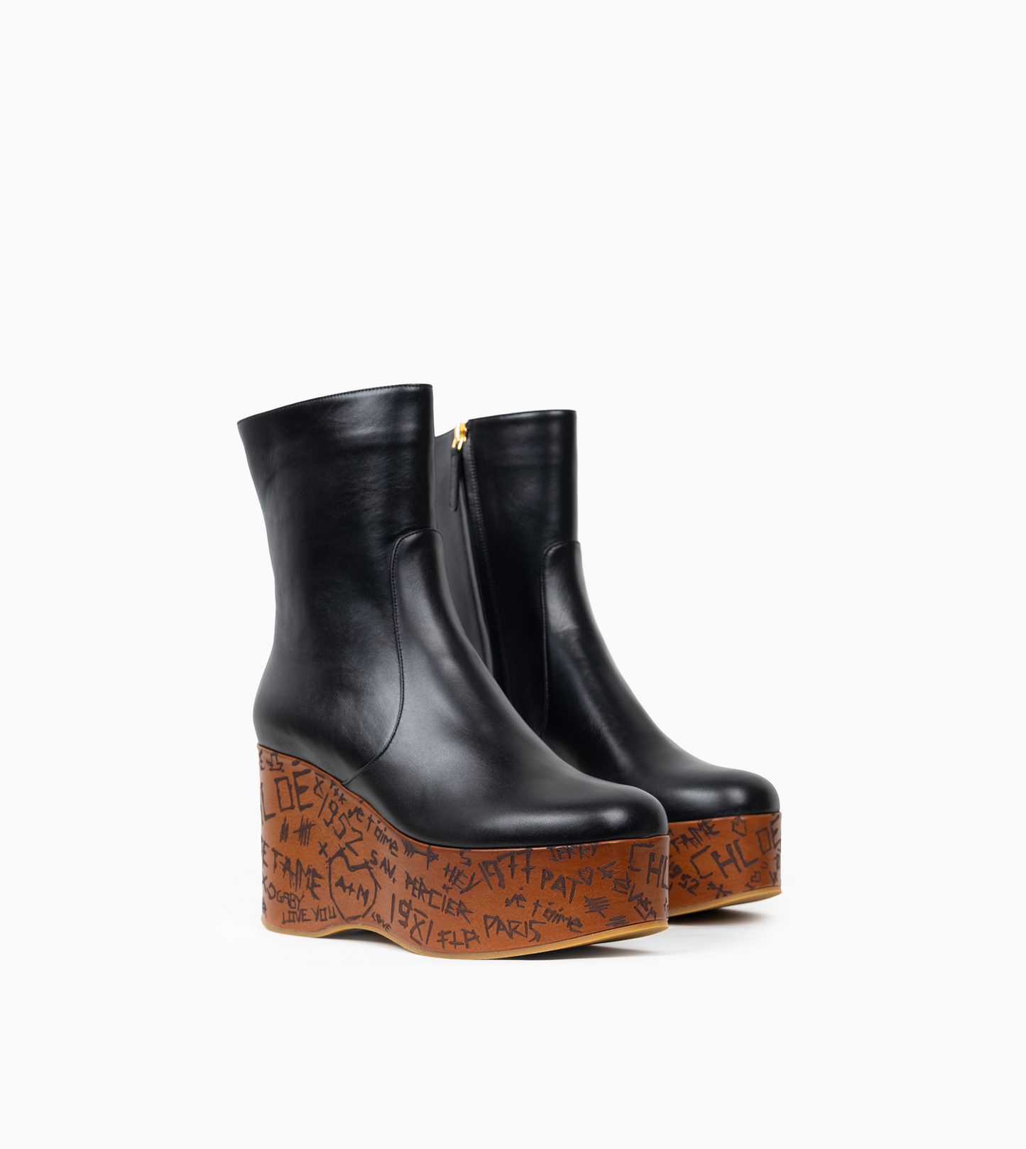 CHLOE ANKLE BOOTS BLACK