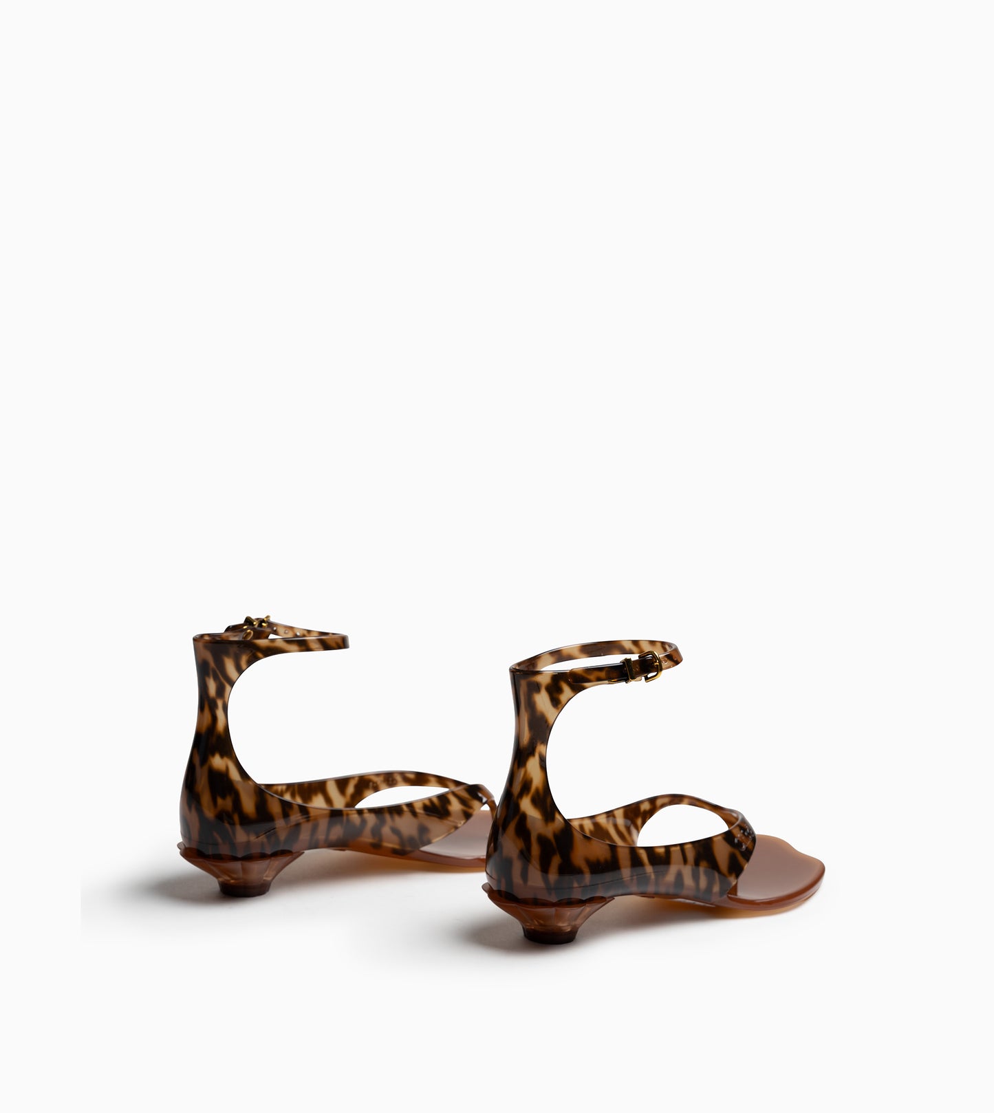 CHLOÉ Flat Sandals Leopard