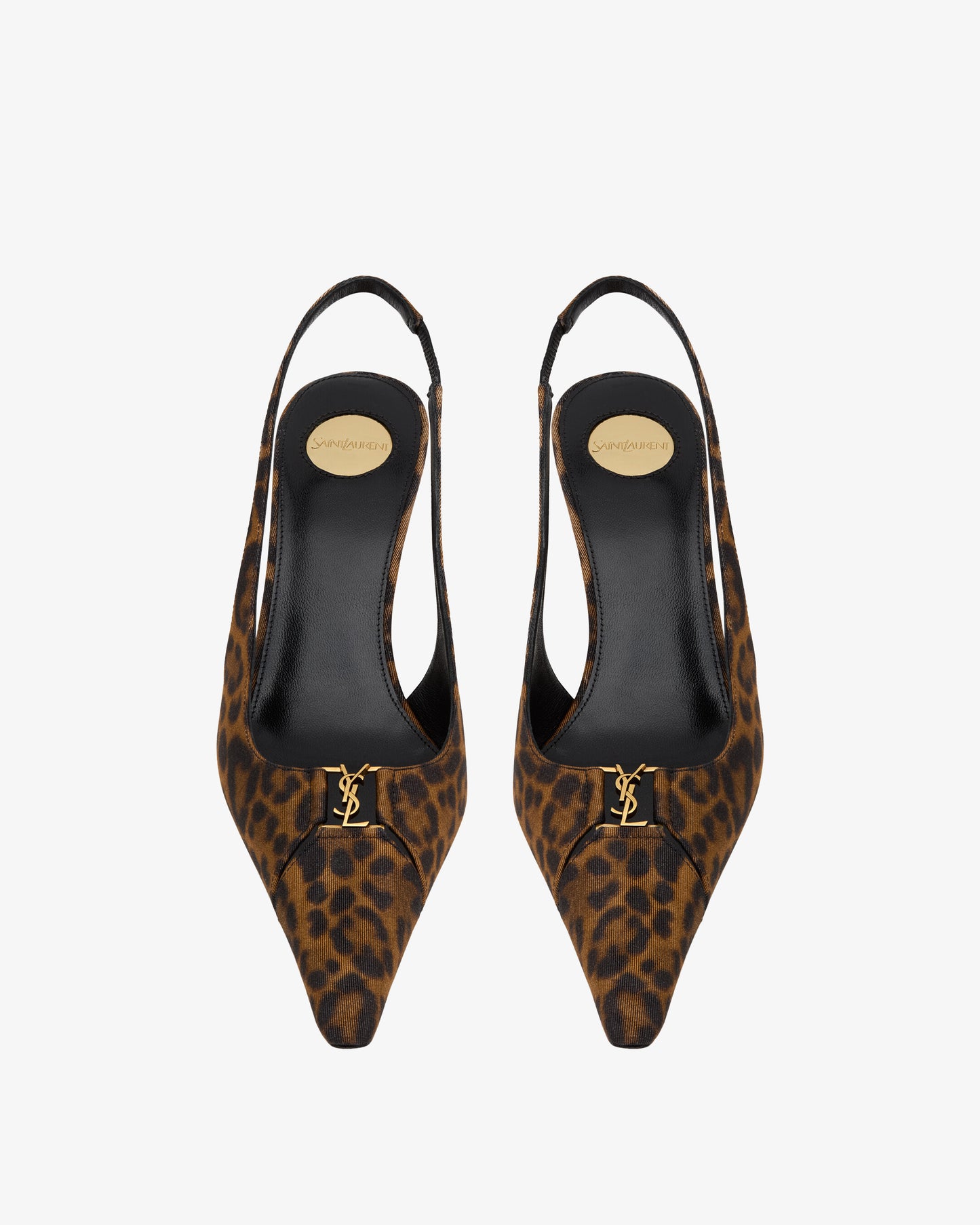 SAINT LAURENT Shoes Pumps Mid Heel Manto Naturale