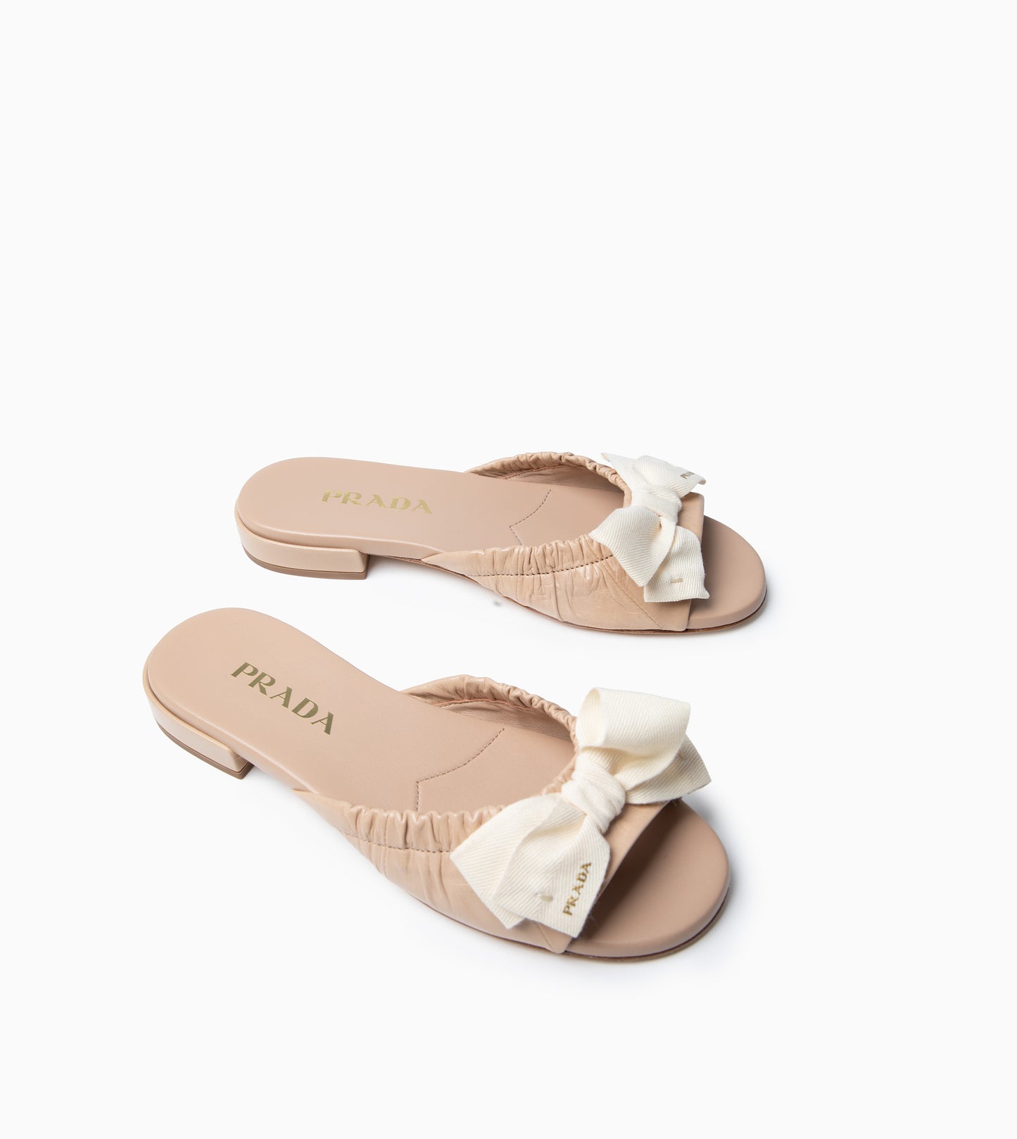 PRADA Leather Sandal Sabbia