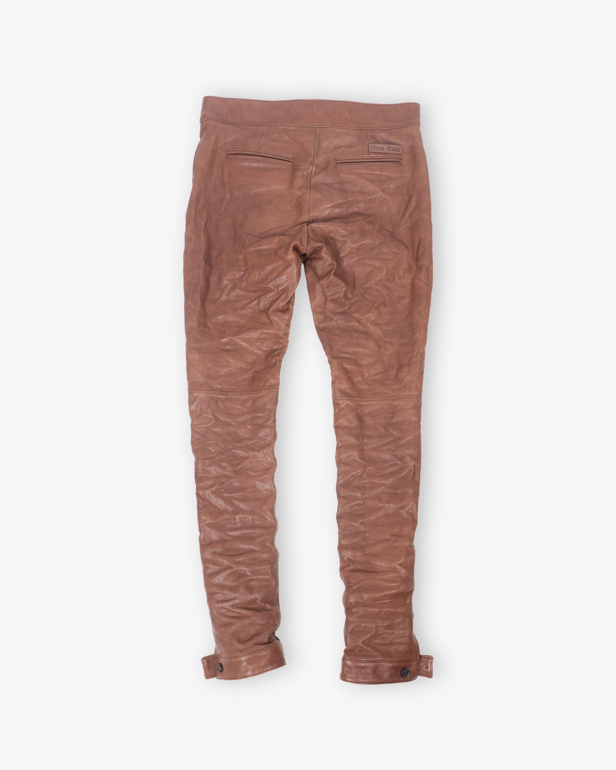 MIU MIU Leather Leggins