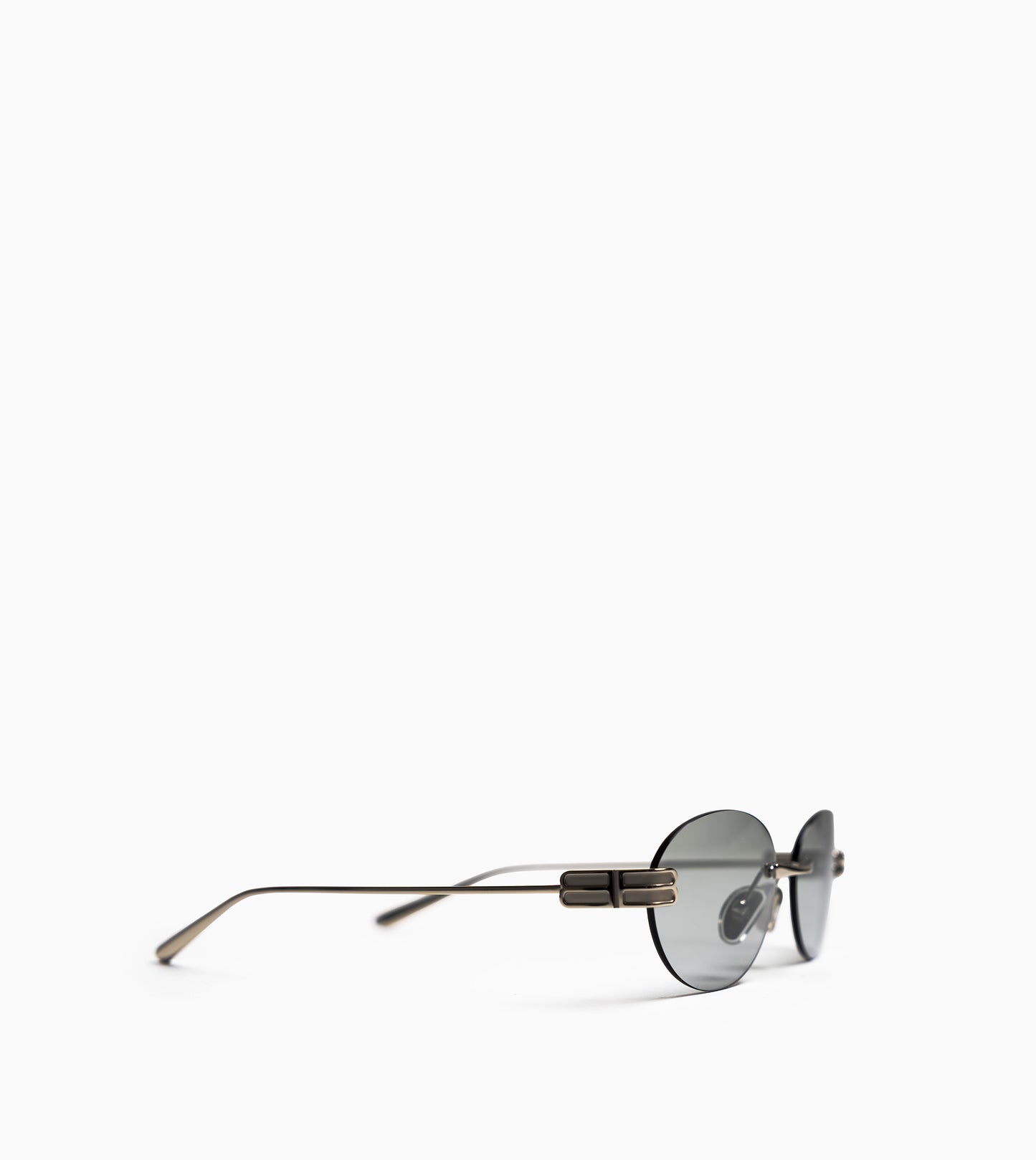 BALENCIAGA Sunglasses Gossip Oval AF Light Grey