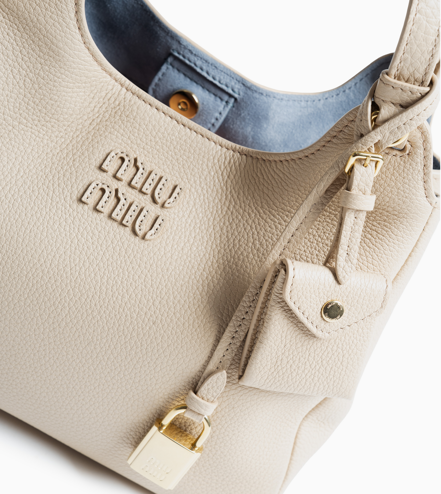 MIU MIU Handbag Vitello Piedra
