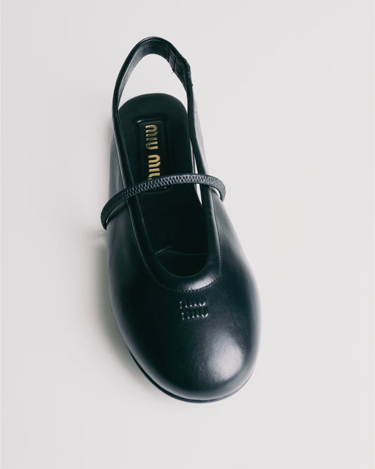 MIU MIU Flat - Heeled Shoes Black