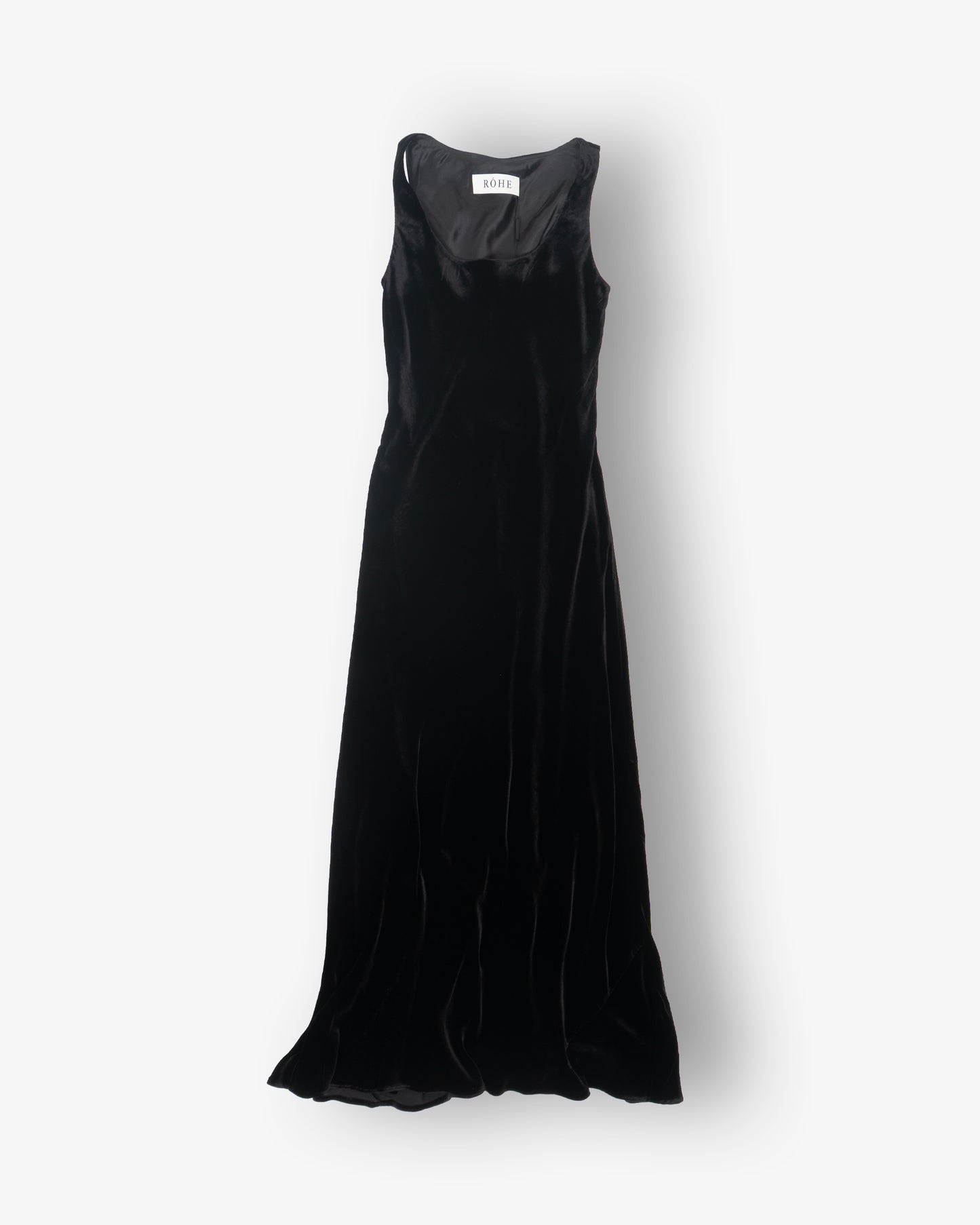 RÓHE Scoop-neck Velvet Dress