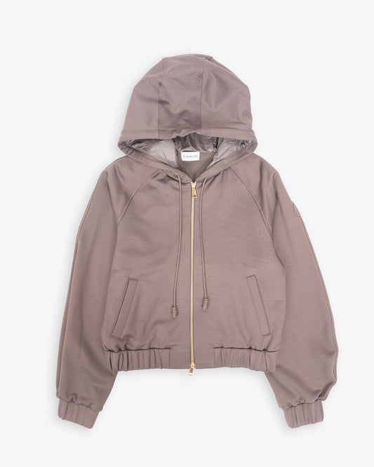 MONCLER Zip Up Cardigan Blue