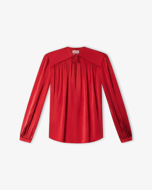 ISABEL MARANT Laraya Blouse Red