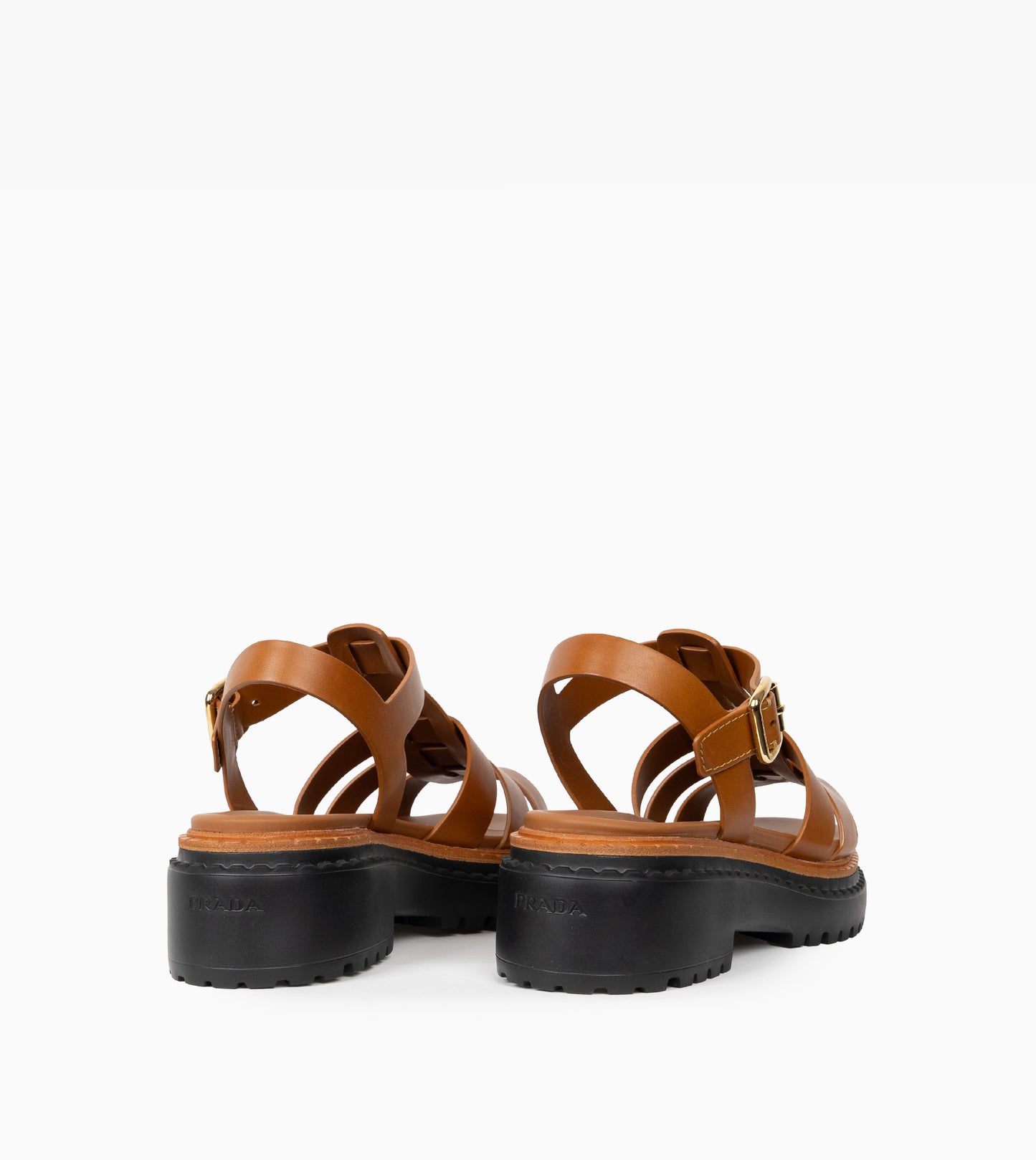 PRADA- Leather Sandals