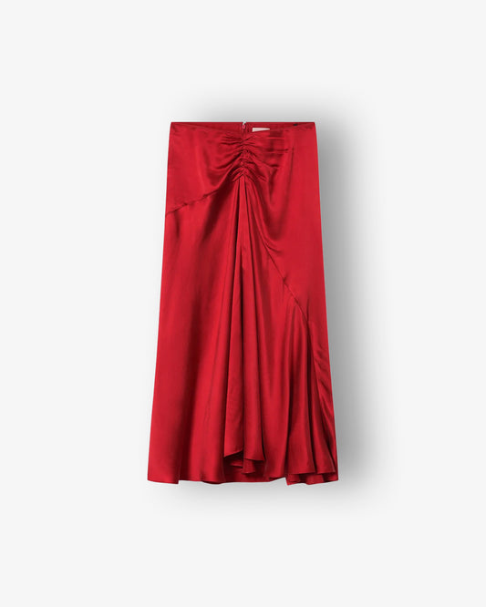 ISABEL MARANT Laren Skirt Red