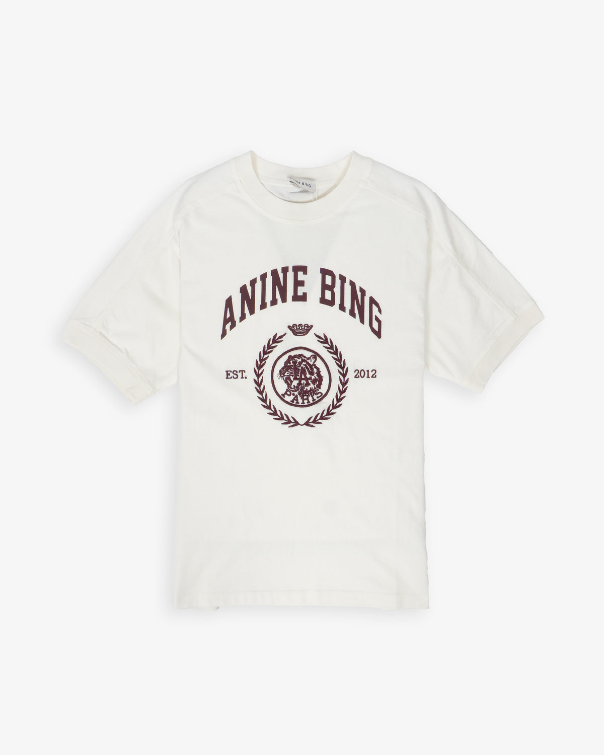 ANINE BING Jaylin Tee Ecru