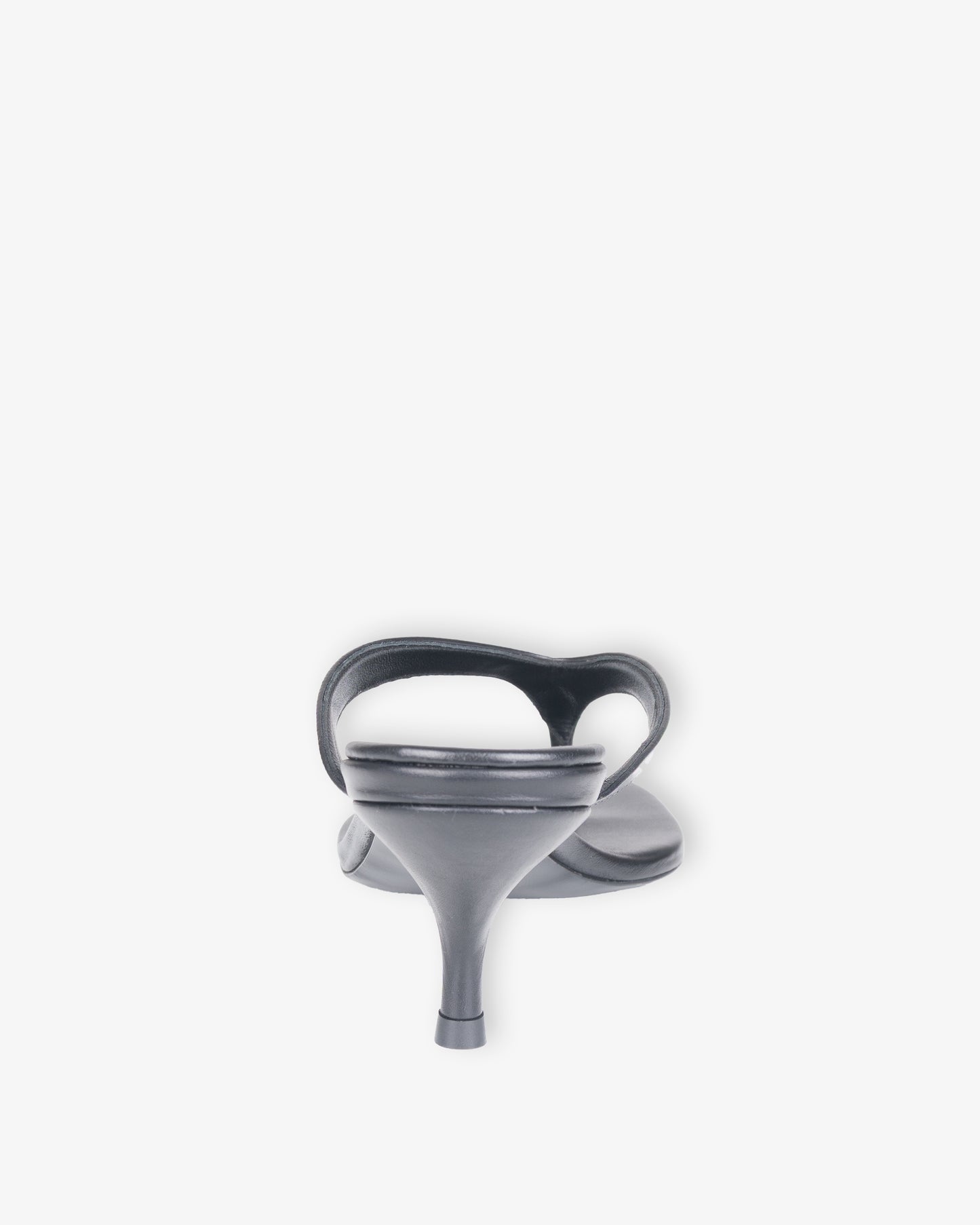 MIU MIU Leather Thongs Black