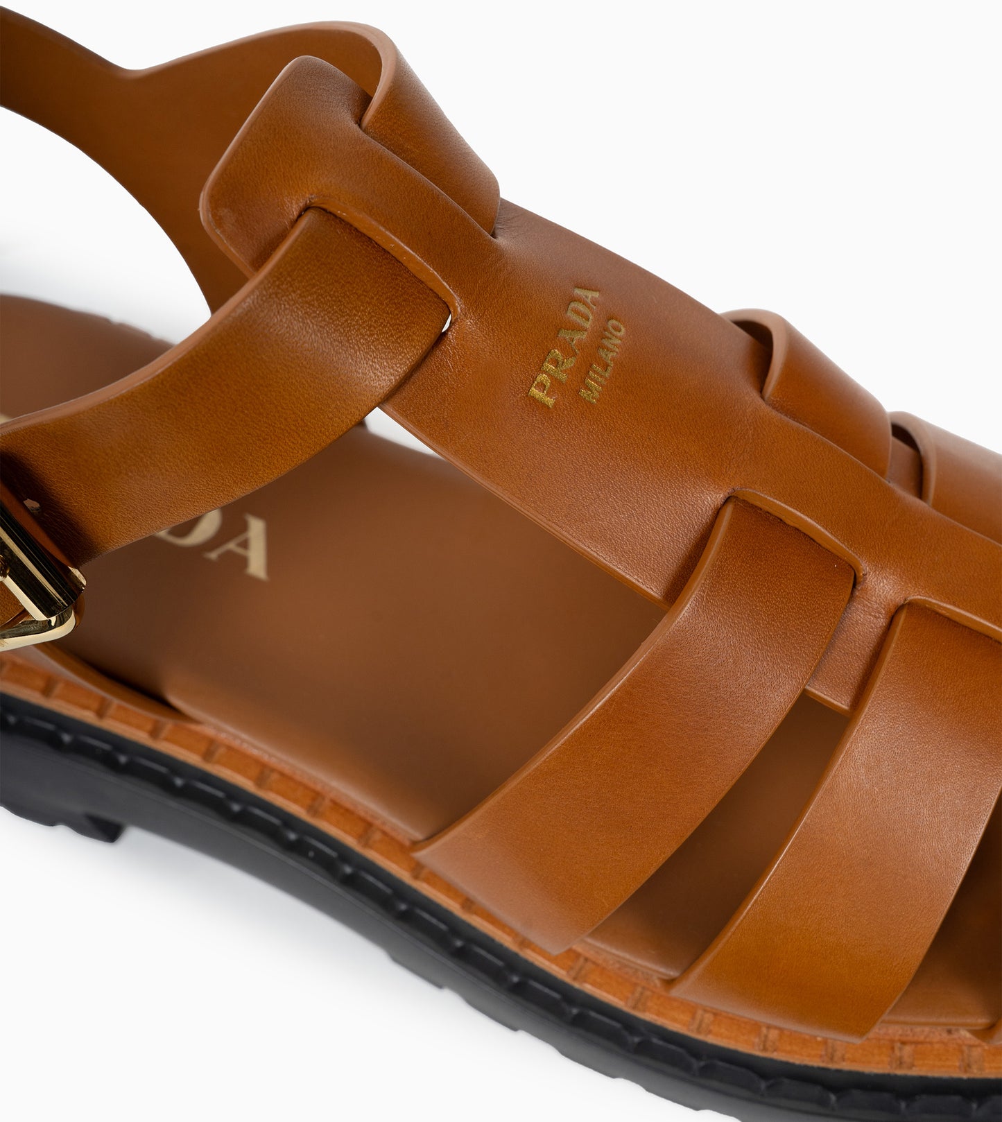 PRADA- Leather Sandals