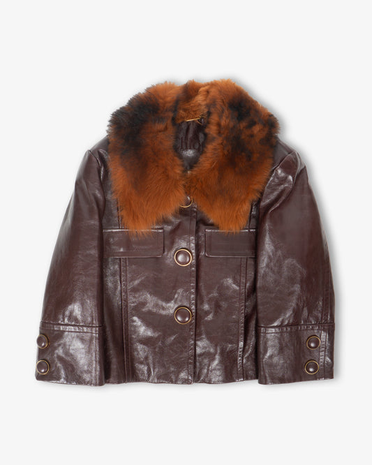 CHLOÉ CV05 Jacket Dark Purple