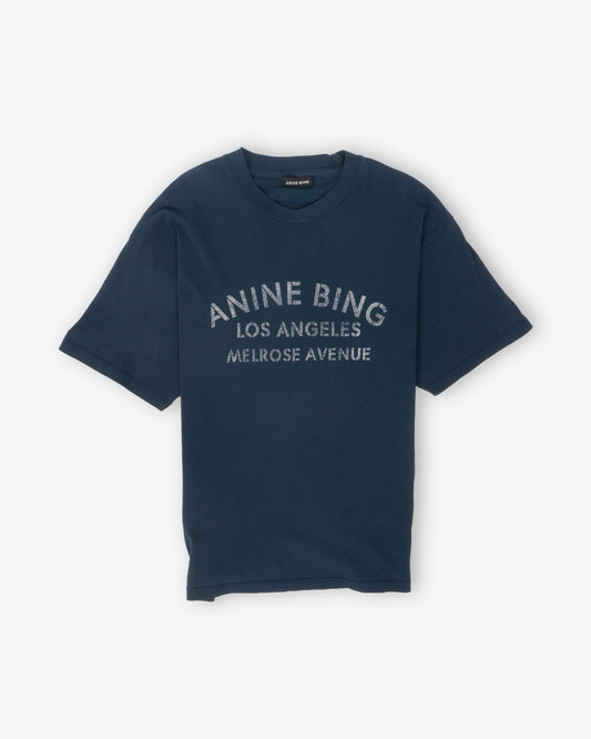 ANINE BING Cade Tee Melrose Navy
