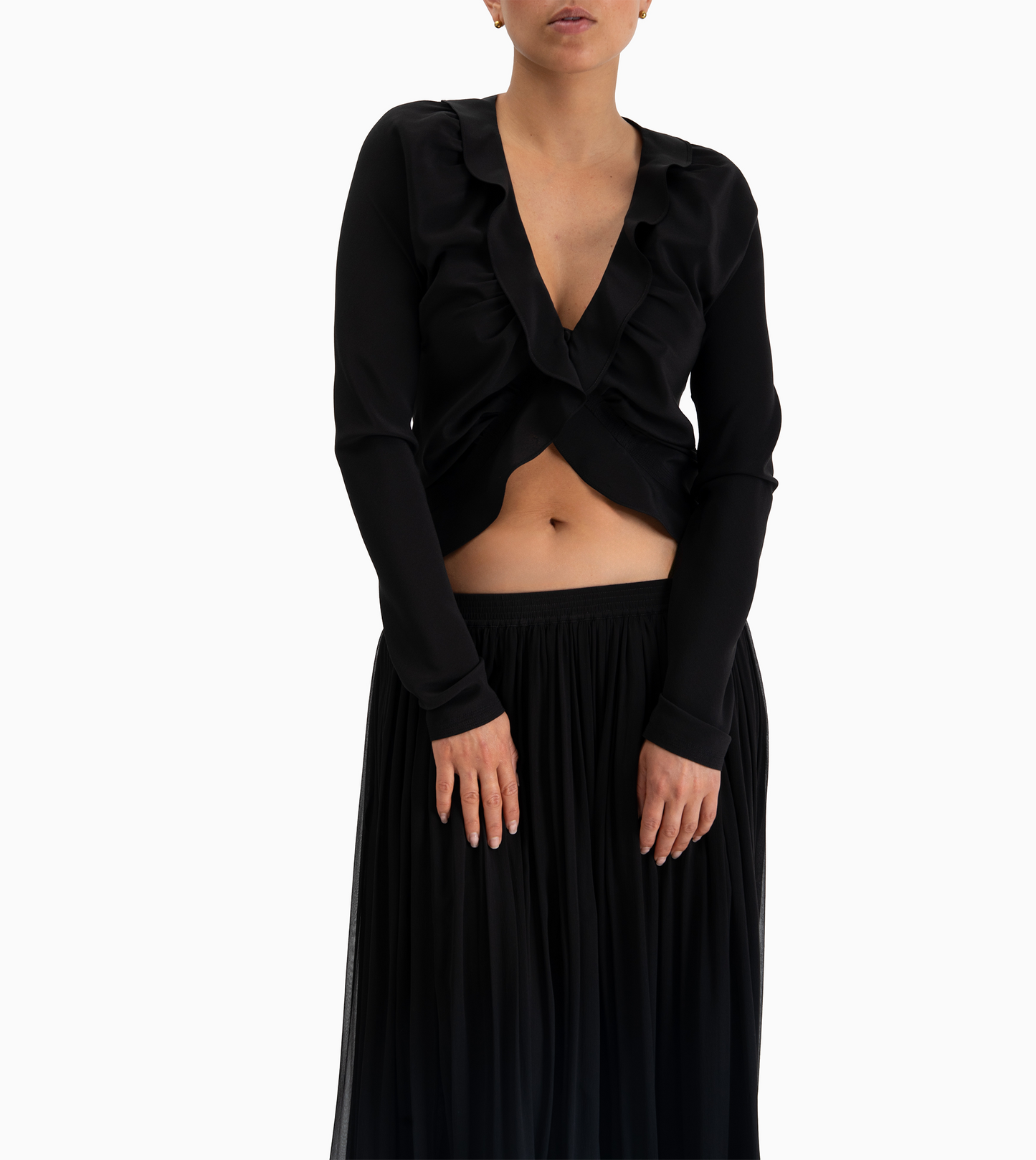 SAINT LAURENT- Blouse