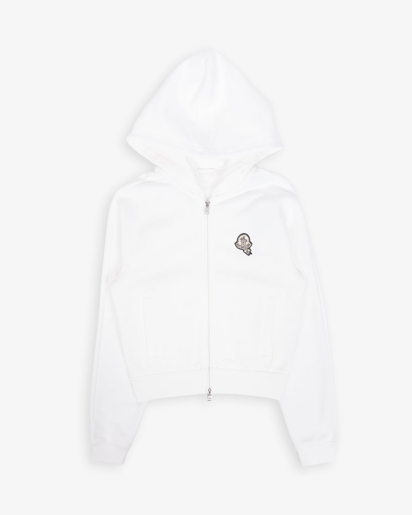 MONCLER Zip up Cardigan White