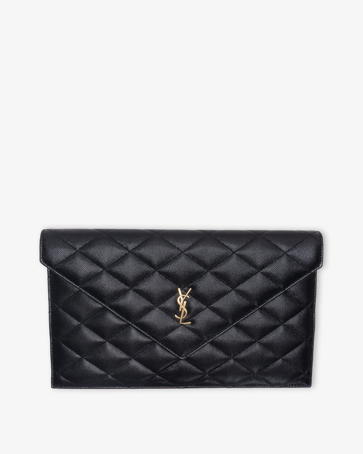 SAINT LAURENT YSL PW Pouch Black