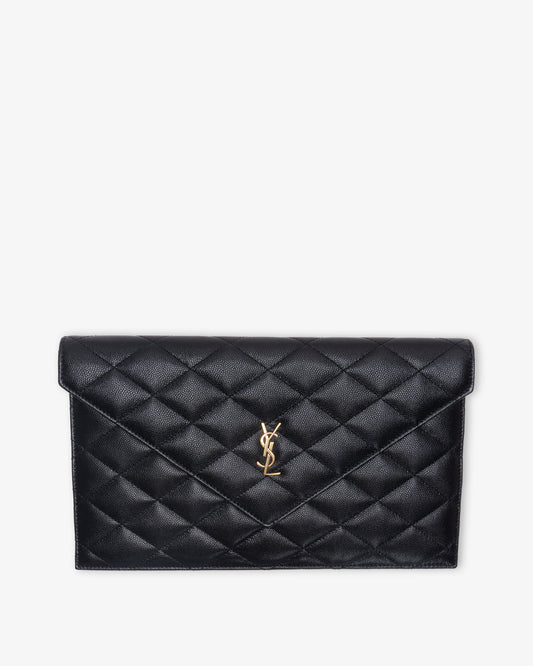 SAINT LAURENT YSL PW Pouch Black