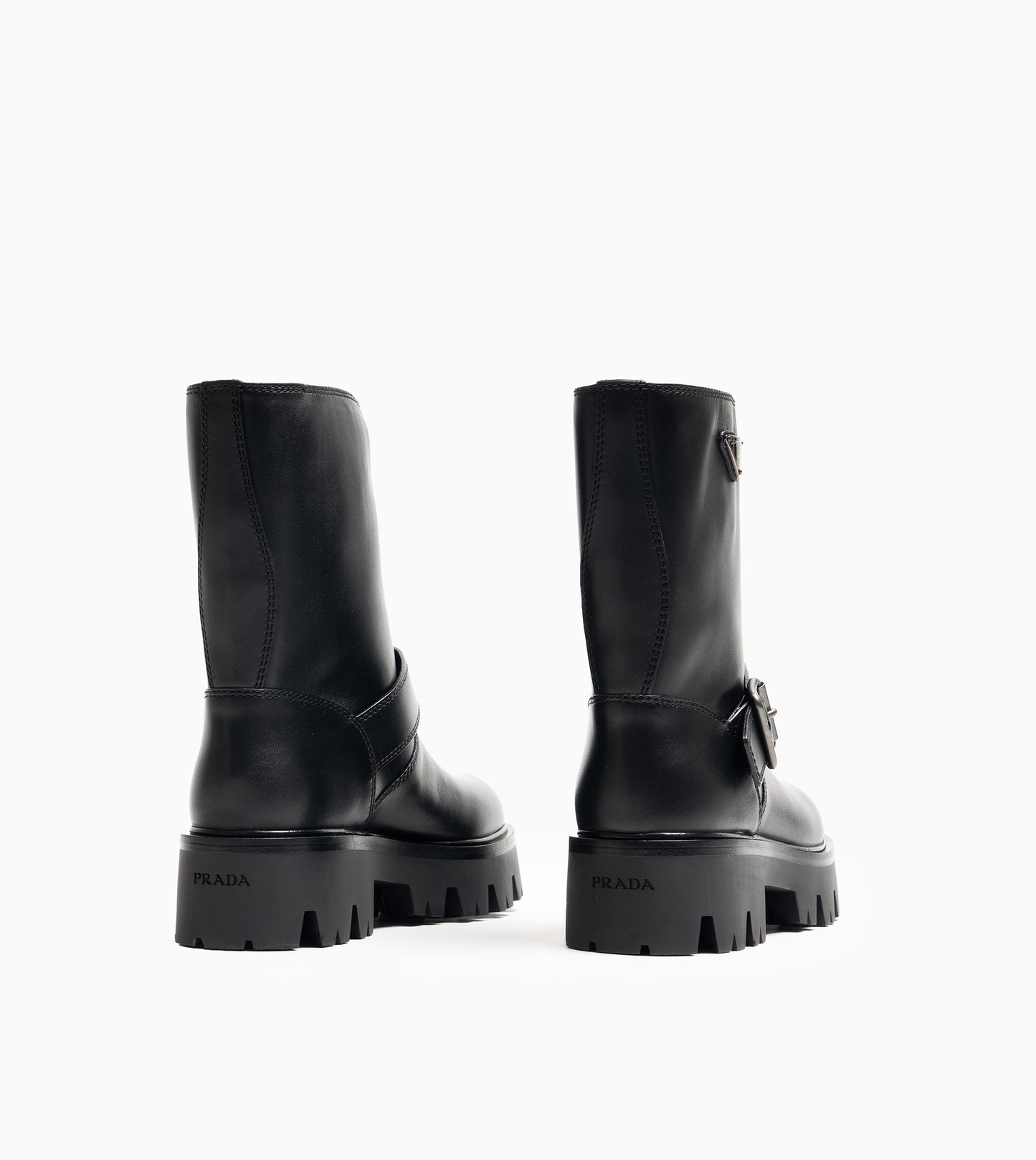 PRADA VITELLO BOOTS BLACK