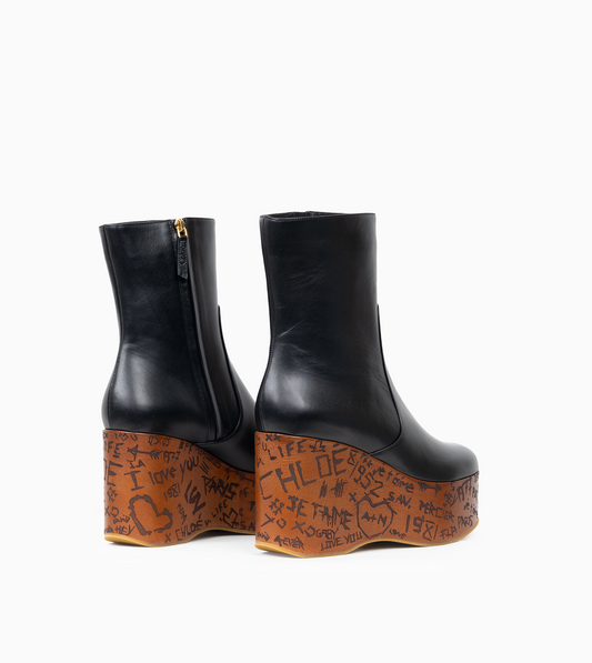 CHLOE ANKLE BOOTS BLACK