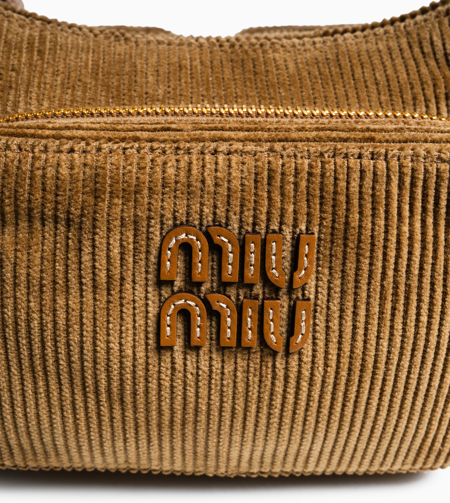 MIU MIU Velluto Handbag Canela