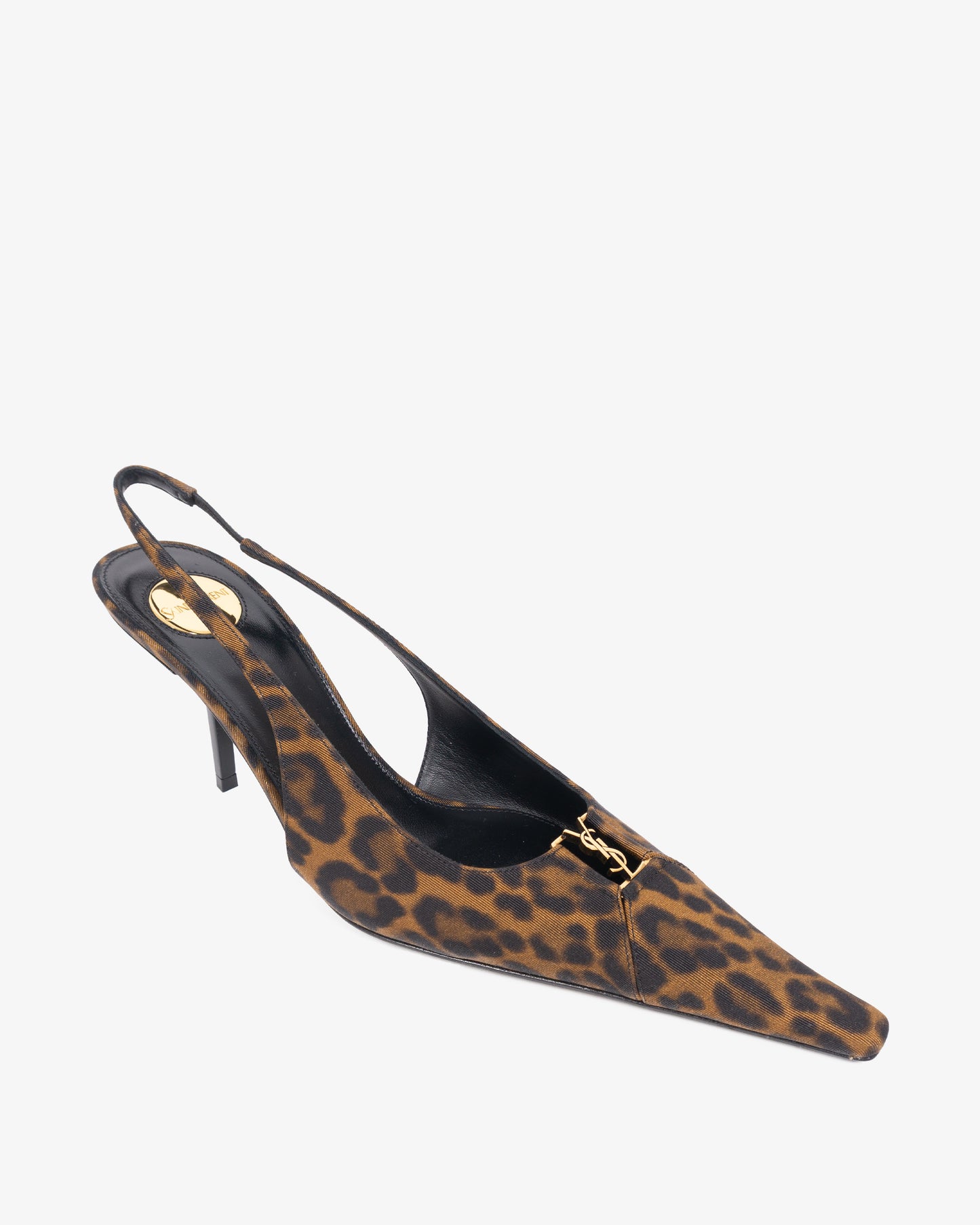 SAINT LAURENT Shoes Pumps Mid Heel Manto Naturale