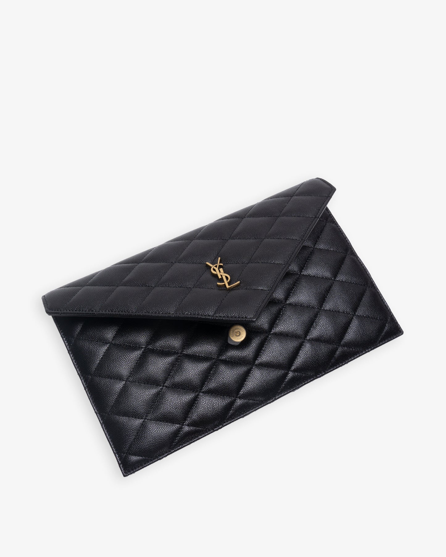 SAINT LAURENT YSL PW Pouch Black