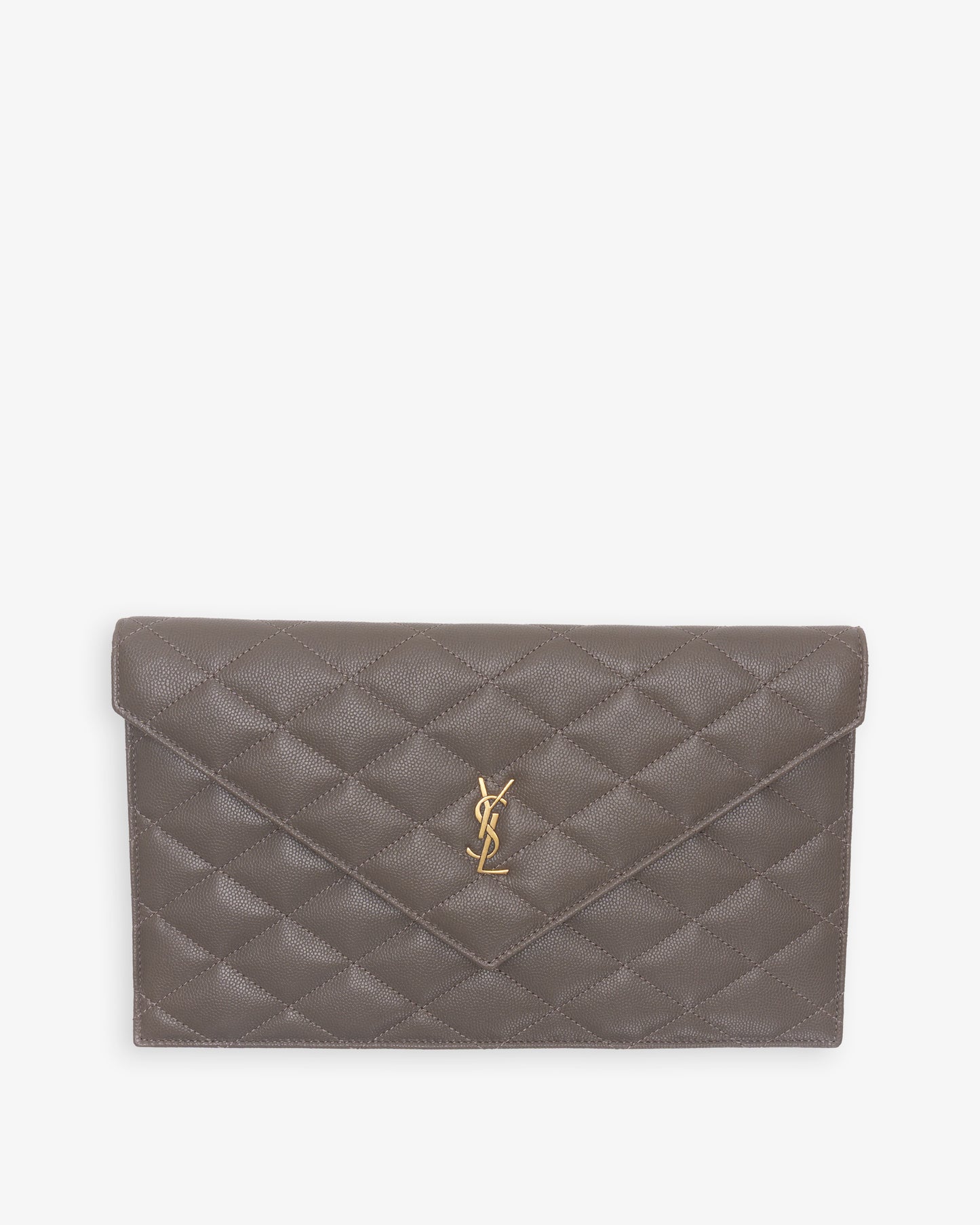 SAINT LAURENT YSL PW Pouch Plaza Taupe