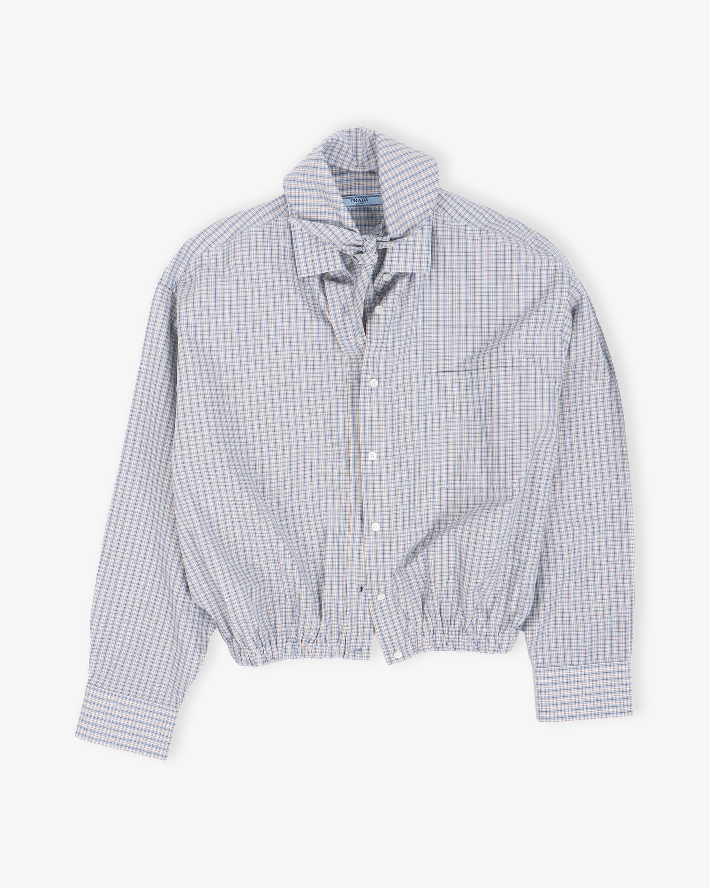 PRADA Shirt Sabbia & Celeste