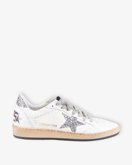 GOLDEN GOOSE Ballstar Nappa Upper & Spur Glitter Star & Heel