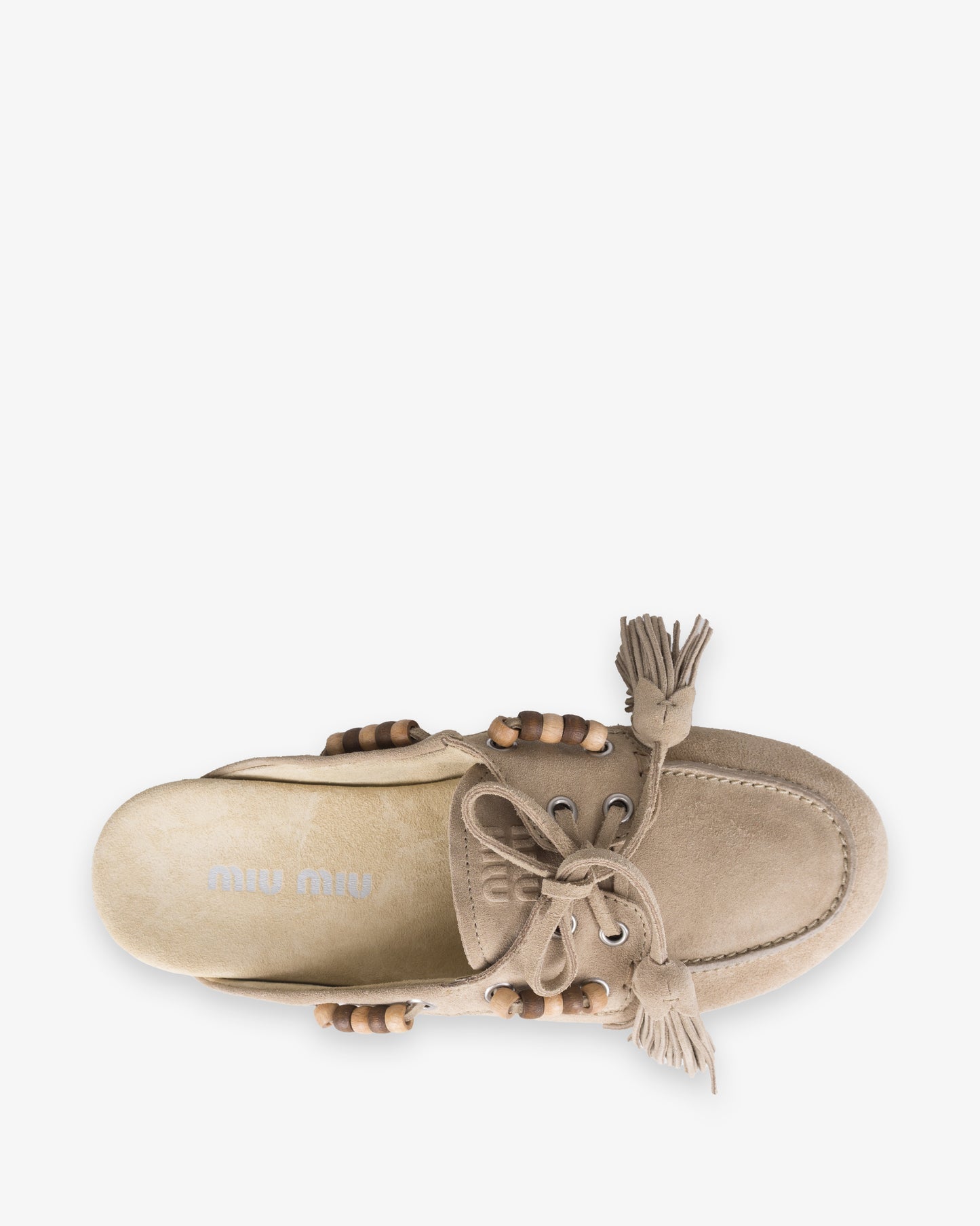 MIU MIU Open Heel Shoes Deserto