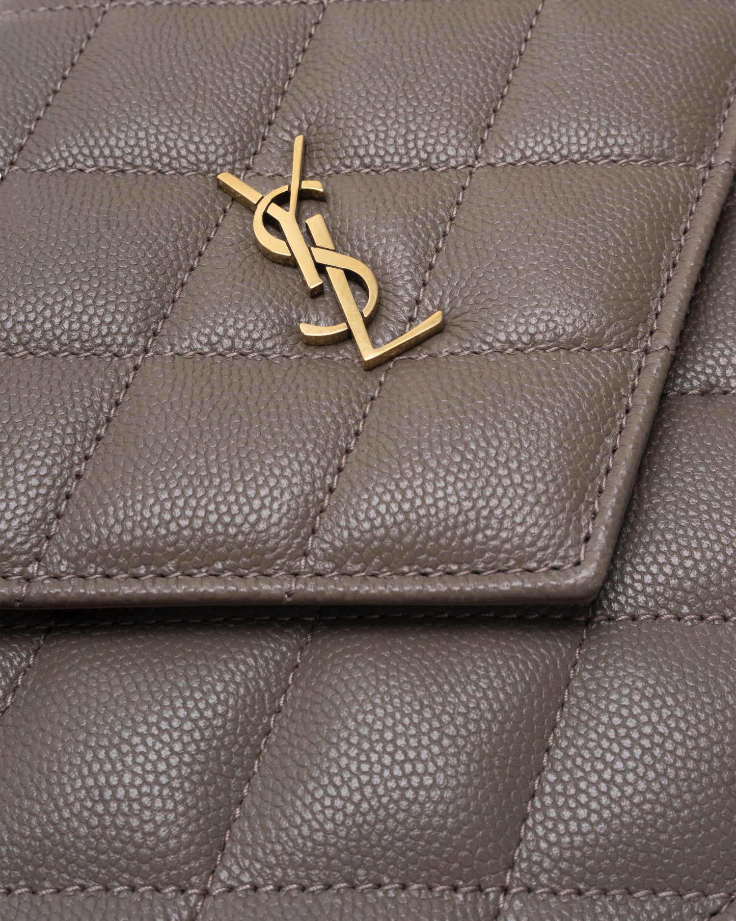 SAINT LAURENT YSL PW Pouch Plaza Taupe