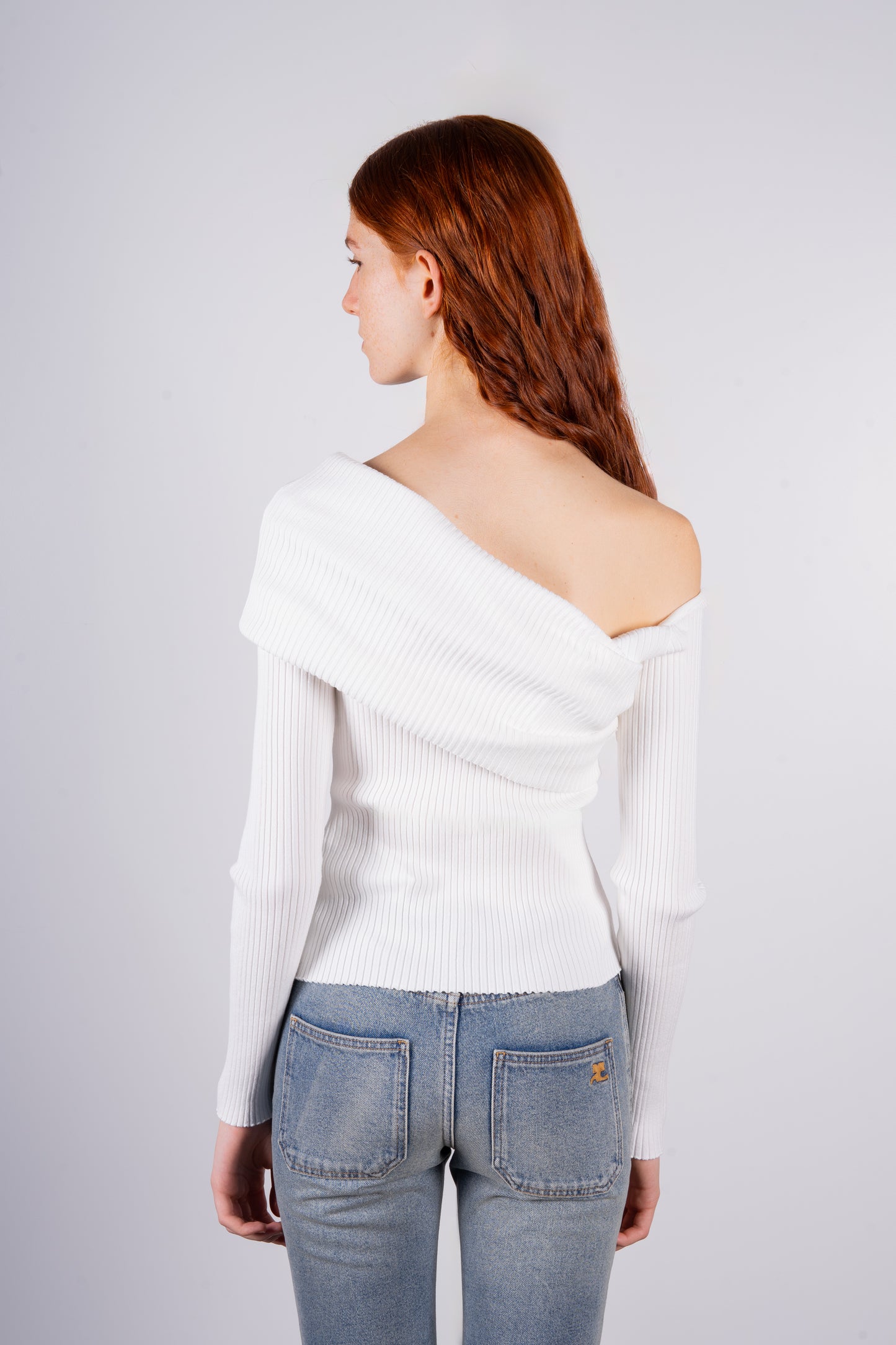 COURREGES Sweater Multi Styling Rib Knit