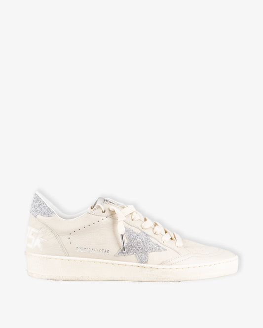 GOLDEN GOOSE Ballstar Nappa Upper Toe & Spur Crystal Star & Heel