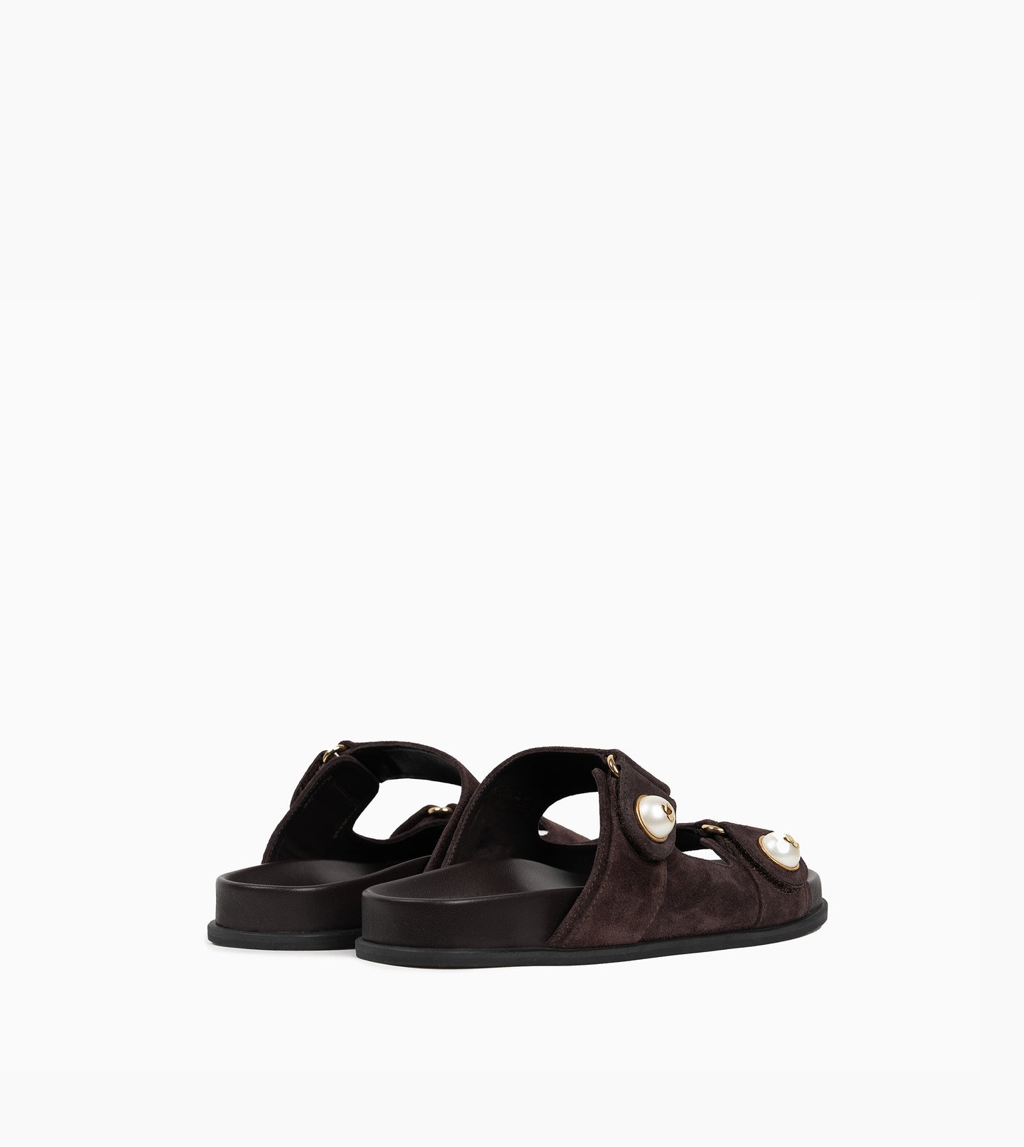 JIMMY CHOO- Fayence Sandal Slide Flat