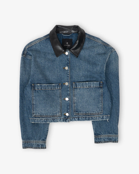 ANINE BING Yuma Jacket Cabana Blue