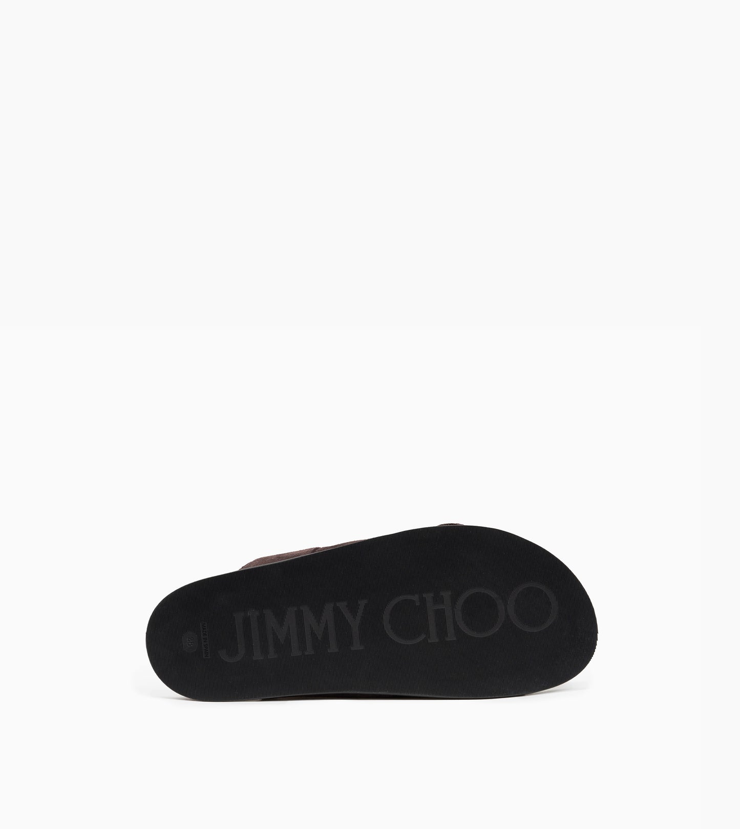 JIMMY CHOO- Fayence Sandal Slide Flat