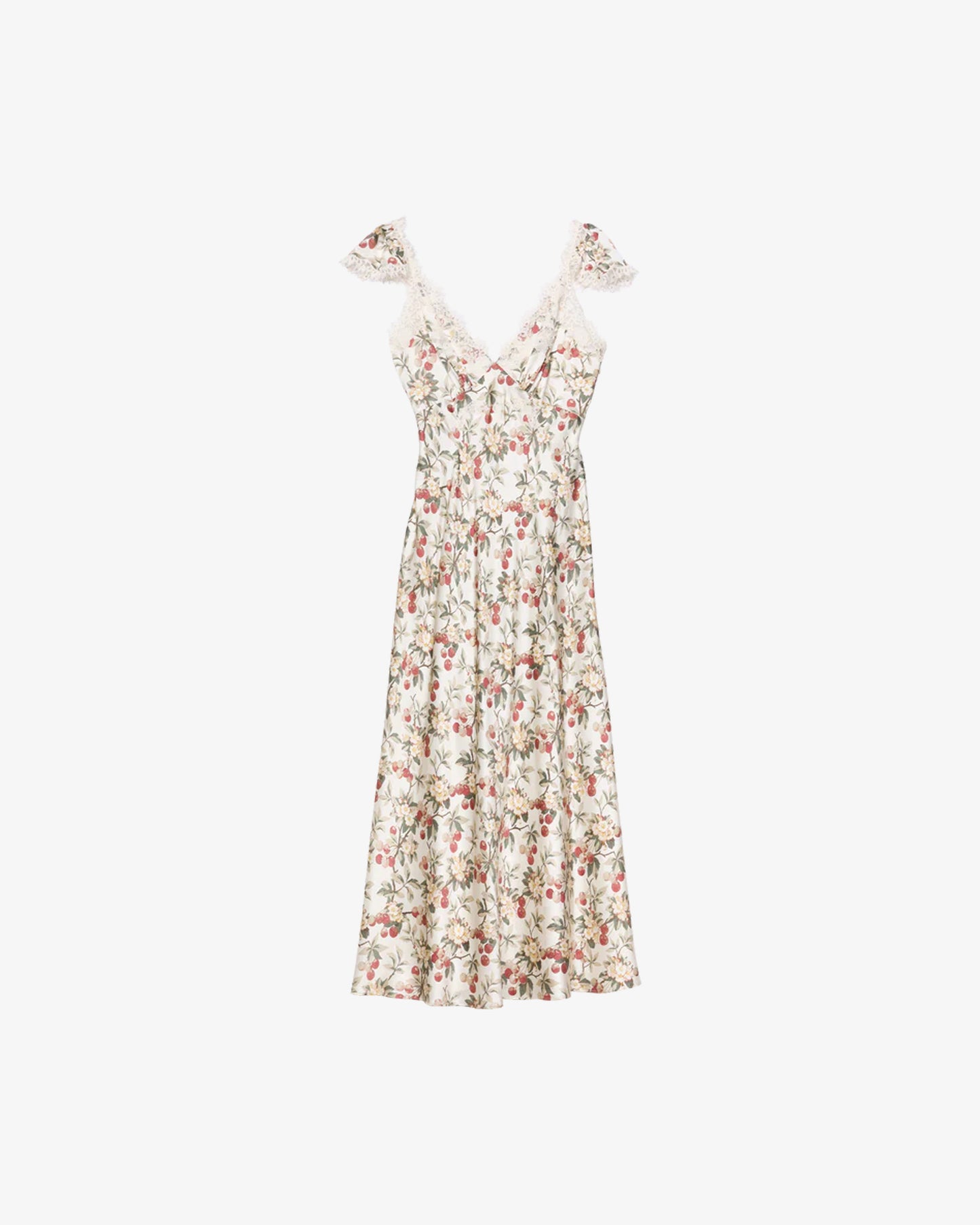 DÔEN Fiona Dress Cerise et Fleur