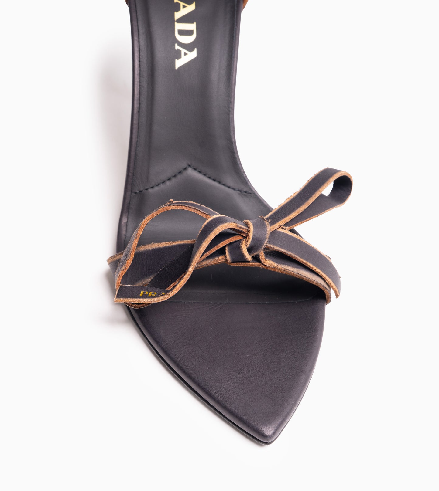 PRADA VITELLO OLD SANDAL