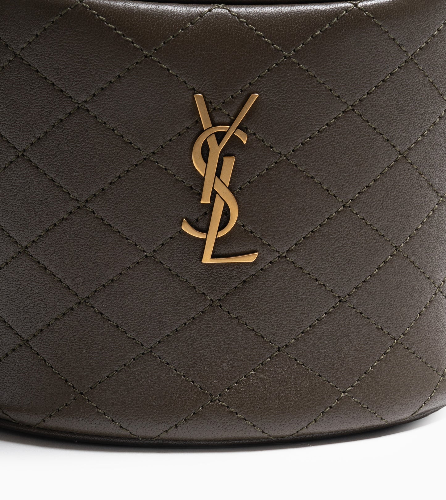 SAINT LAURENT GABY BUCKET LIGHT MUSK