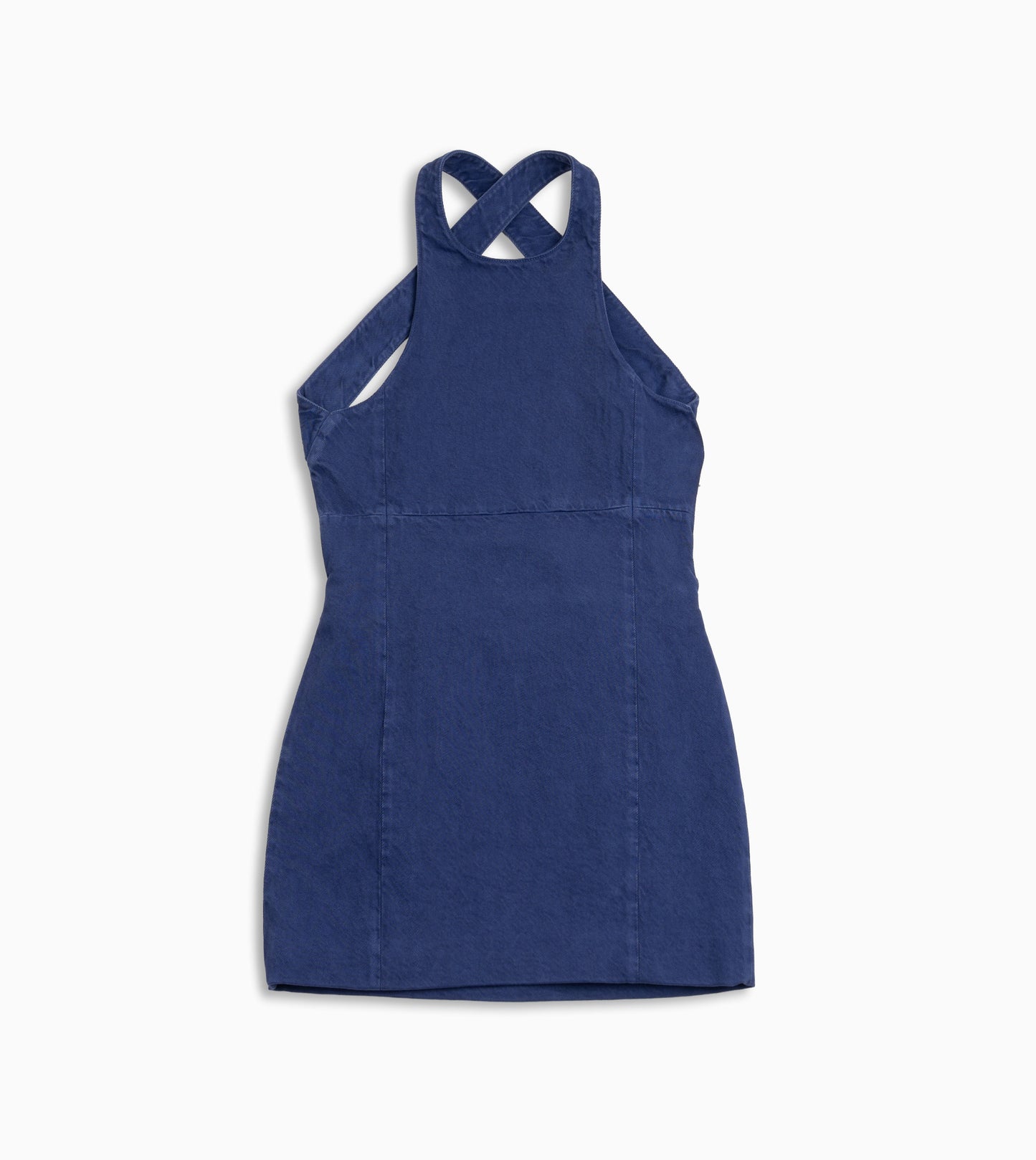 MIU MIU Dress Gabardine Blue