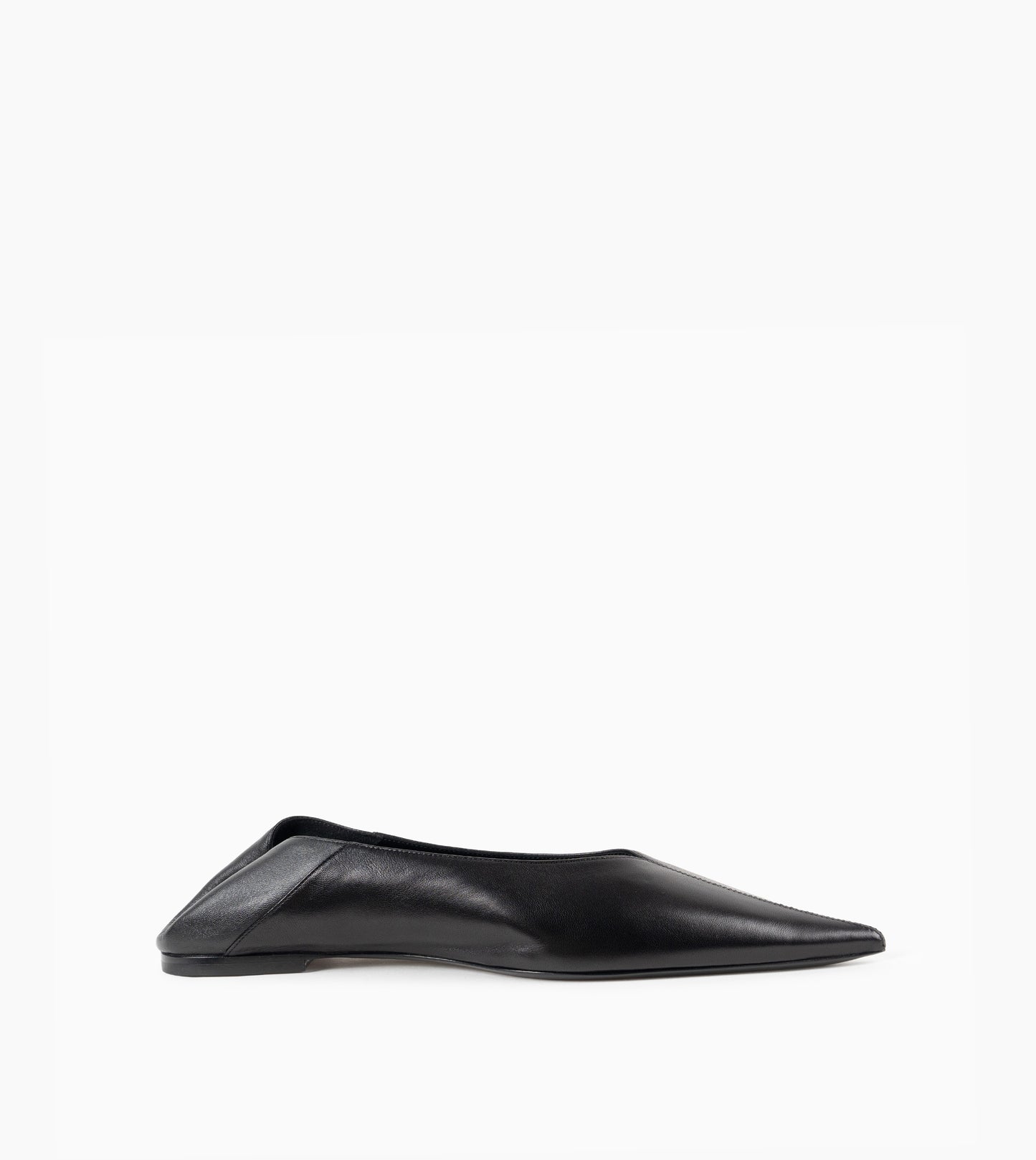 SAINT LAURENT- Leather Ballerinas