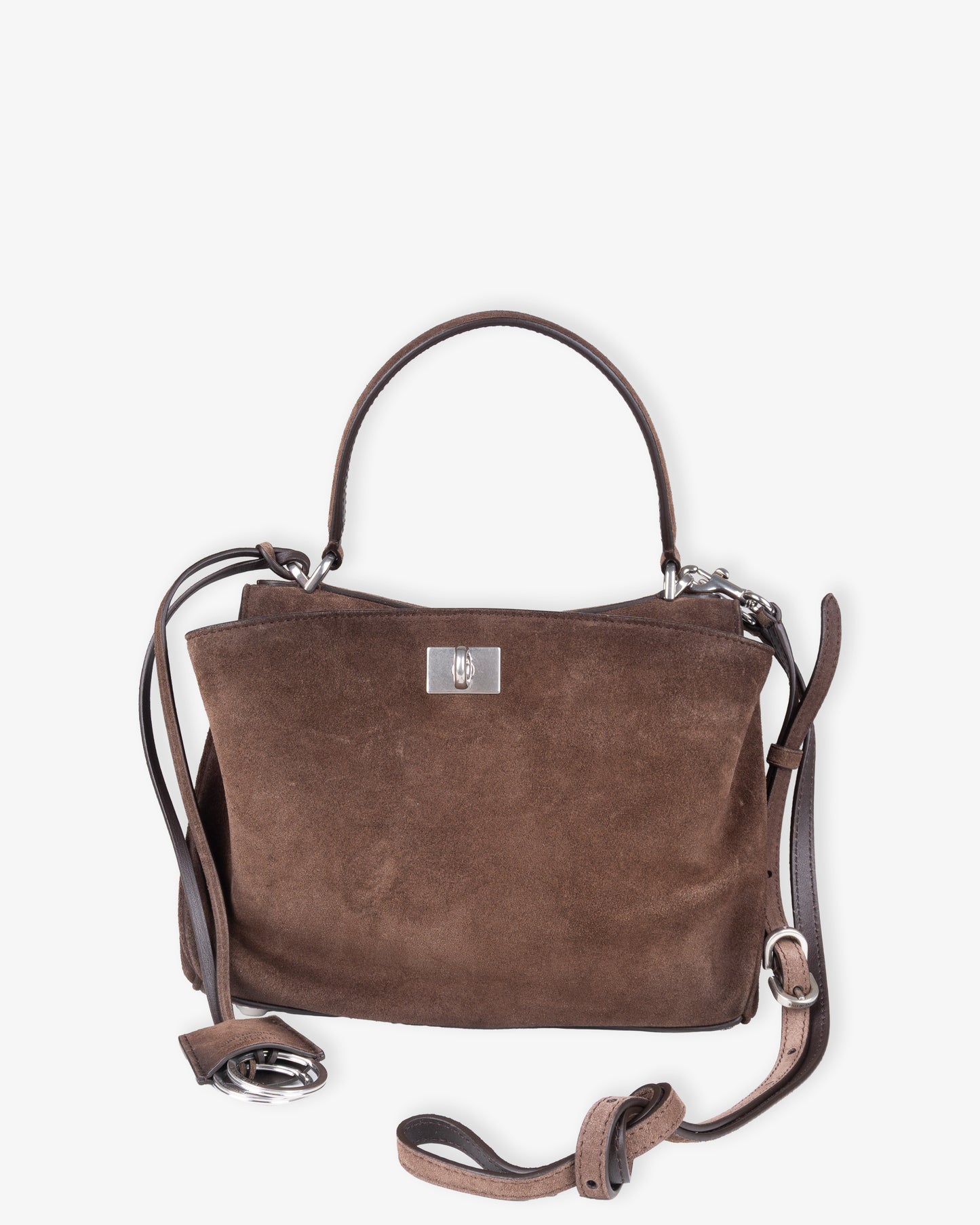 BALENCIAGA Rodeo top Handle Mini Bag Light Spresso