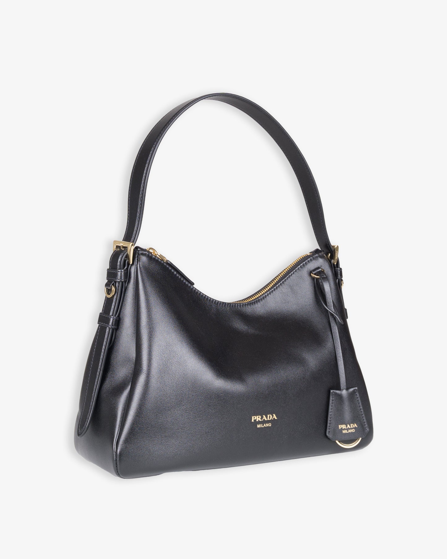 PRADA Leather Handbag Black
