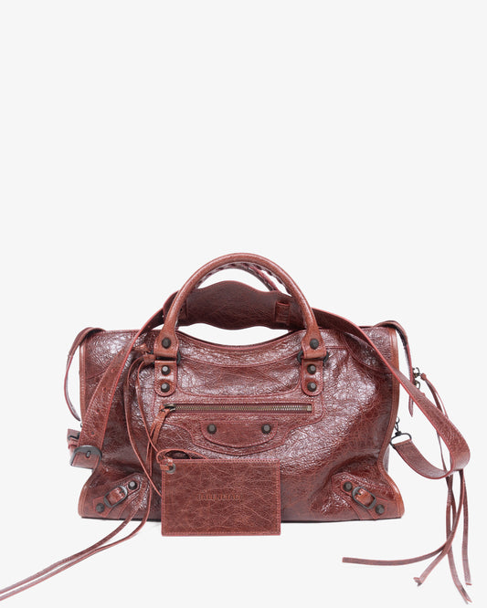 BALENCIAGA Bag Berry Red