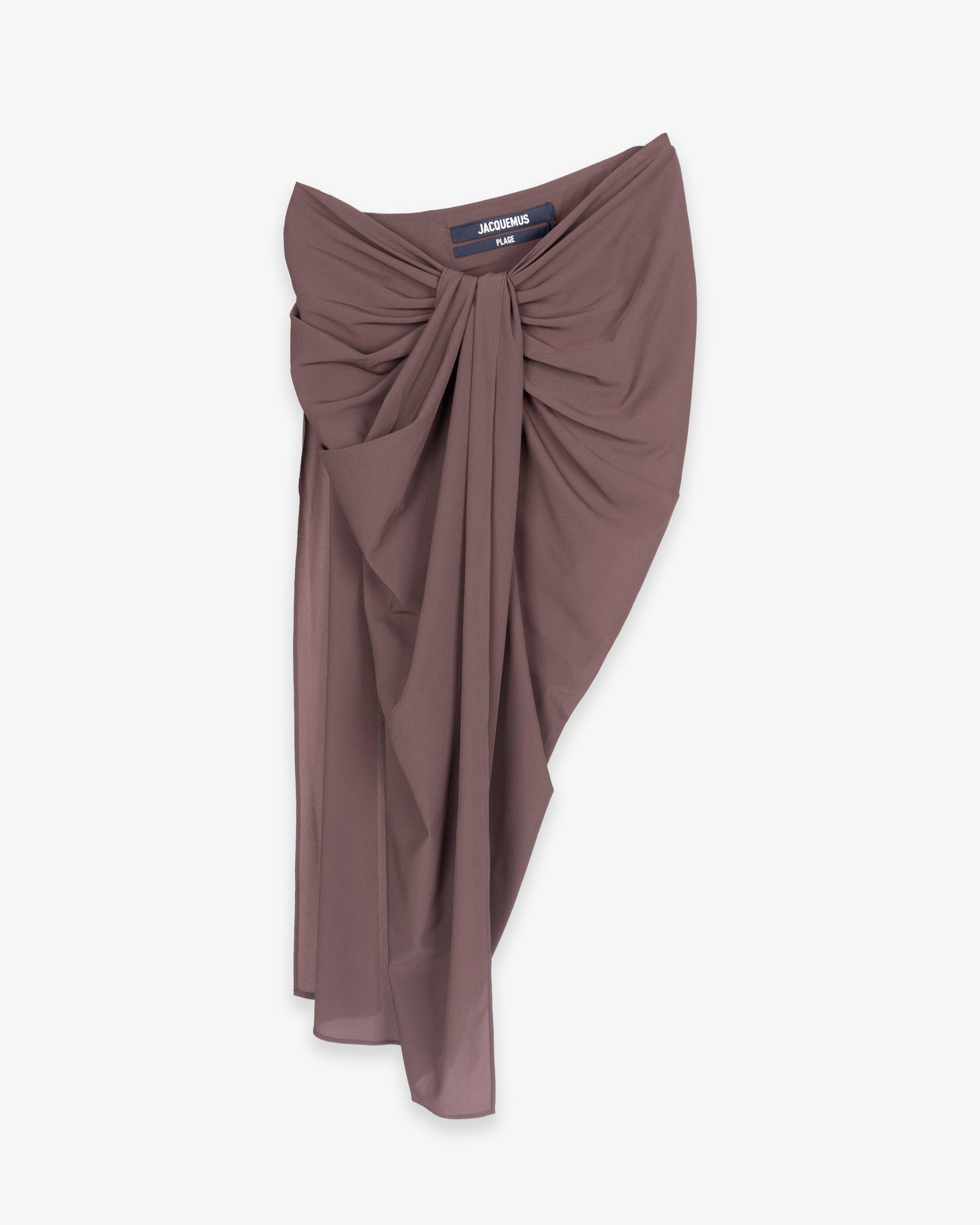 JACQUEMUS La Jupe Pareo Brown